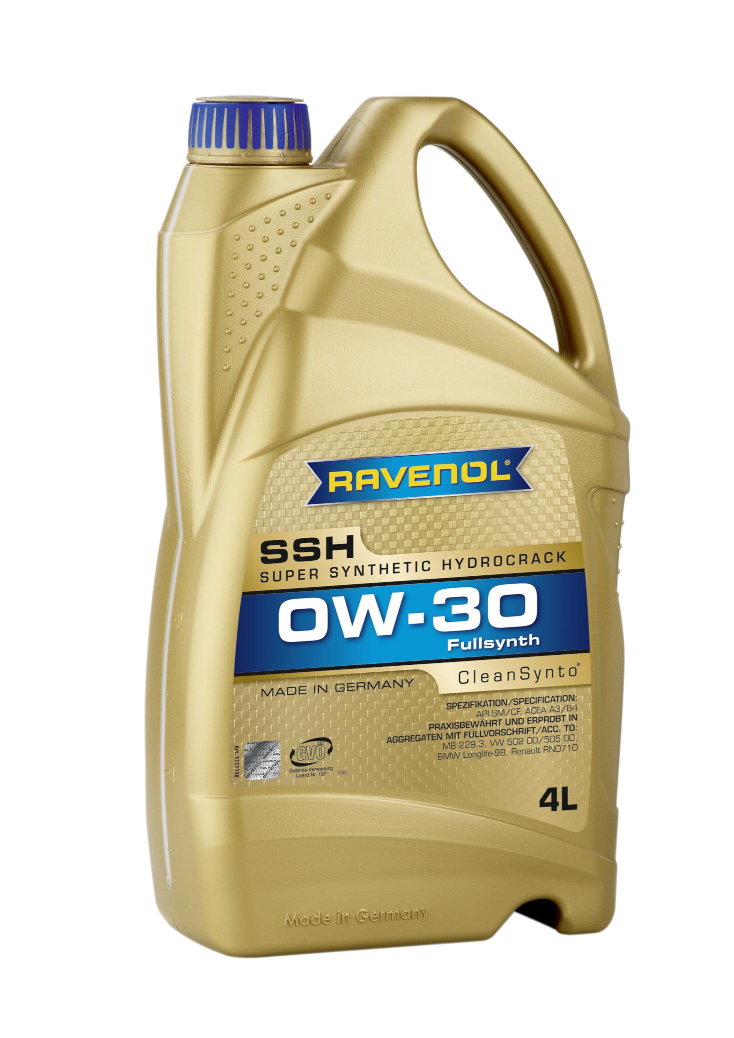RAVENOL Super Synthetic Hydrocrack SSH 0W-30